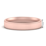 Load image into Gallery viewer, 4 mm Steps Edge Comfort Fit Mens Band
