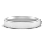 Load image into Gallery viewer, 4 mm Steps Edge Comfort Fit Mens Band
