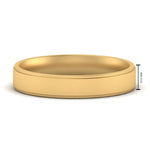 Load image into Gallery viewer, 4 mm Steps Edge Comfort Fit Mens Band
