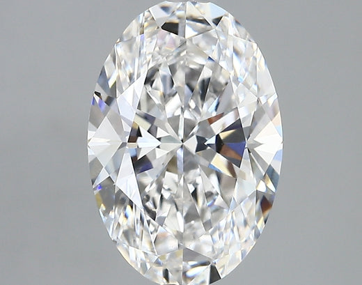 3.04 Carat Oval Cut Lab Grown Diamond VVS1 E