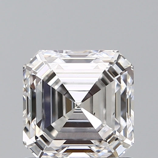 1.05 Carat Asscher Cut Lab Grown Diamond VS2 E