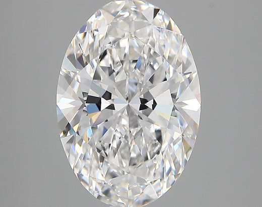 3.30 Carat Oval Cut Lab Grown Diamond VVS2 E