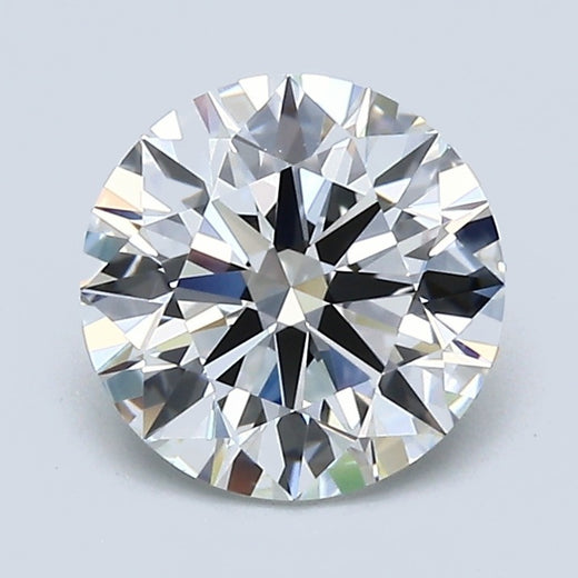 1.56 Carat Round Cut Natural Diamond VVS2 F