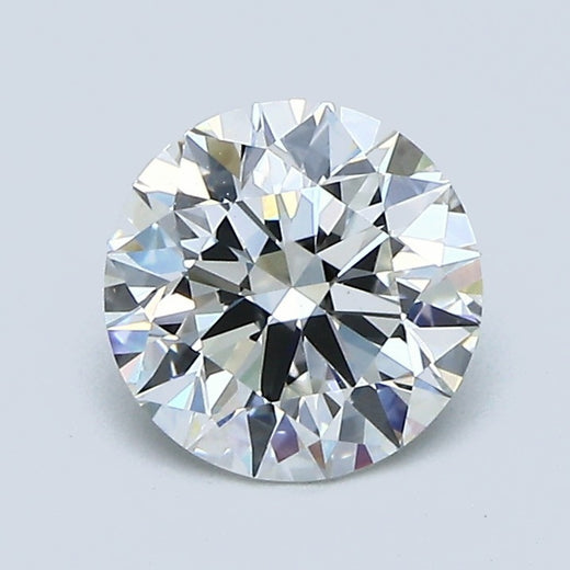 1.32 Carat Round Cut Natural Diamond VVS2 H