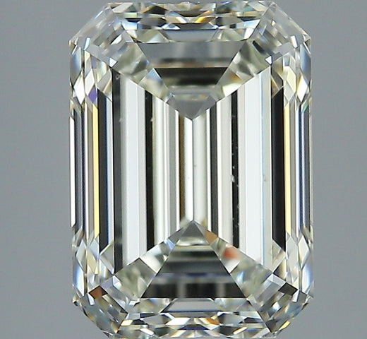 3.01 Carat Emerald Cut Natural Diamond VS2 L
