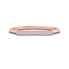 Load image into Gallery viewer, straight-bar-diamond-stacking-ring-in-rose-gold-FD10975BANGLE3-NL-RG.jpg