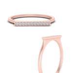 Load image into Gallery viewer, straight-bar-diamond-stacking-ring-in-rose-gold-FD10975BANGLE3-NL-RG.jpg
