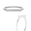 Load image into Gallery viewer, straight-bar-diamond-stacking-ring-in-white-gold-FD10975BANGLE3-NL-WG.jpg