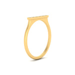 Load image into Gallery viewer, straight-bar-diamond-stacking-ring-with-black-diamond-in-yellow-gold-FD10975BGBLACKANGLE3-NL-YG.jpg
