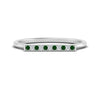Load image into Gallery viewer, straight-bar-diamond-stacking-ring-with-emerald-in-white-gold-FD10975BGEMGRANGLE3-NL-WG.jpg