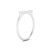 Load image into Gallery viewer, straight-bar-diamond-stacking-ring-with-emerald-in-white-gold-FD10975BGEMGRANGLE3-NL-WG.jpg