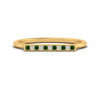 Load image into Gallery viewer, straight-bar-diamond-stacking-ring-with-emerald-in-yellow-gold-FD10975BGEMGRANGLE3-NL-YG.jpg
