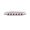 Load image into Gallery viewer, straight-bar-diamond-stacking-ring-with-pink-sapphire-in-white-gold-FD10975BGSADRPIANGLE3-NL-WG.jpg