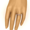 Load image into Gallery viewer, straight-bar-diamond-stacking-ring-with-ruby-in-rose-gold-FD10975BGRUDRANGLE3-NL-RG.jpg