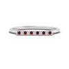 Load image into Gallery viewer, straight-bar-diamond-stacking-ring-with-ruby-in-white-gold-FD10975BGRUDRANGLE3-NL-WG.jpg