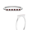 Load image into Gallery viewer, straight-bar-diamond-stacking-ring-with-ruby-in-white-gold-FD10975BGRUDRANGLE3-NL-WG.jpg