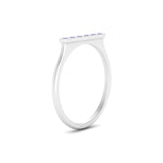 Load image into Gallery viewer, straight-bar-diamond-stacking-ring-with-sapphire-in-white-gold-FD10975BGSABLANGLE3-NL-WG.jpg
