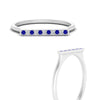 Load image into Gallery viewer, straight-bar-diamond-stacking-ring-with-sapphire-in-white-gold-FD10975BGSABLANGLE3-NL-WG.jpg