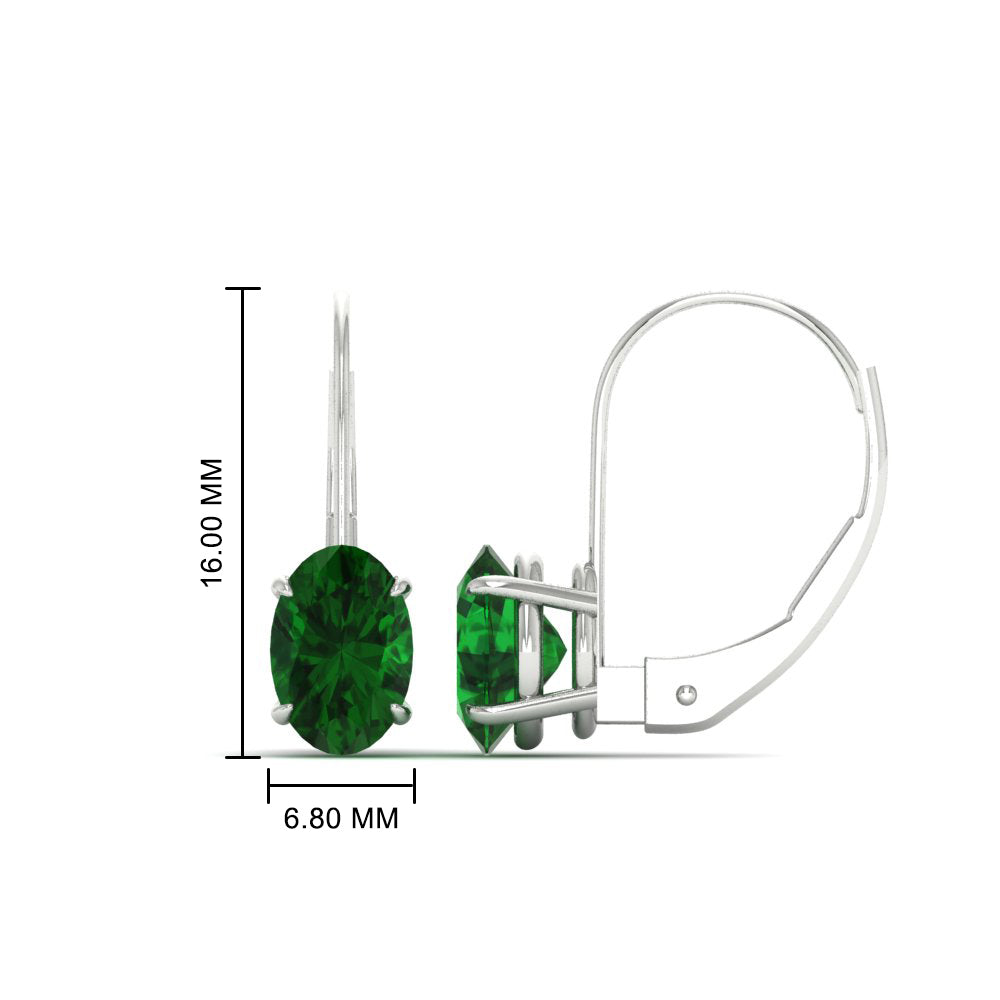 stud-3-carat-oval-emerald-lever-back-earrings-in-white-gold-FDEAR9225OVGEMGR-3.00CT-NL-WG