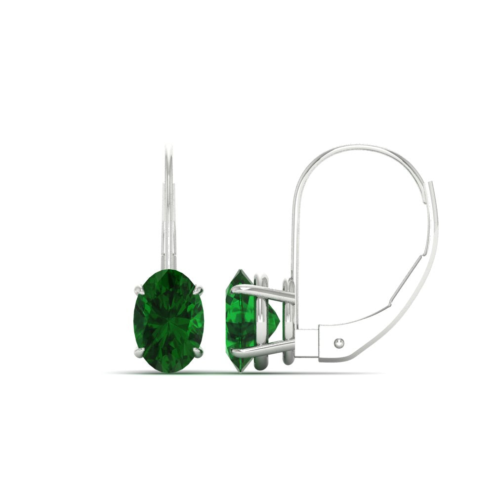 stud-3-carat-oval-emerald-lever-back-earrings-in-white-gold-FDEAR9225OVGEMGR-3.00CT-NL-WG