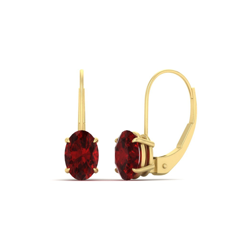 stud-3-carat-oval-ruby-lever-back-earrings-in-yellow-gold-FDEAR9225OVGRUDR-3.00CT-NL-YG