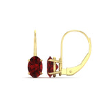 Load image into Gallery viewer, stud-3-carat-oval-ruby-lever-back-earrings-in-yellow-gold-FDEAR9225OVGRUDR-3.00CT-NL-YG
