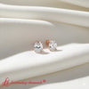 Load image into Gallery viewer, stud-earring-basket-oval-shaped-1-carat-in-rose-gold-fdear10411ov-fancy-nl-rg