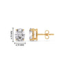 Load image into Gallery viewer, Stud Mens Earring Basket Oval Shaped