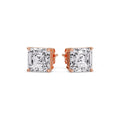 Thumbnail 78 - Asscher Cut Diamond Stud Earring