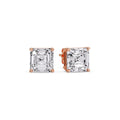 Thumbnail 76 - Asscher Cut Diamond Stud Earring