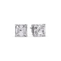 Thumbnail 80 - Asscher Cut Diamond Stud Earring