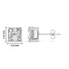 Load image into Gallery viewer, Asscher Cut Diamond Stud Earring