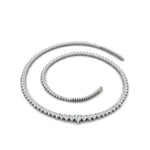 Load image into Gallery viewer, stunning-diamond-8-carat-tennis-necklace-set-in-FDNK11299RO-ANGLE1-8.00CT-NL-WG