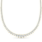 Load image into Gallery viewer, stunning-diamond-8-carat-tennis-necklace-set-in-FDNK11299RO-ANGLE1-8.00CT-NL-YG