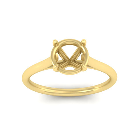 Comfort Fit Semi Mount Ring