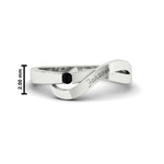 Load image into Gallery viewer, swirl-black-diamond-love-mens-wedding-band-in-white-gold-FDM11159GBLACK-NL-WG-HW
