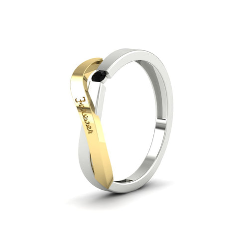 swirl-black-diamond-love-mens-wedding-band-in-yellow-gold-FDM11159GBLACKANGLE2-NL-YG