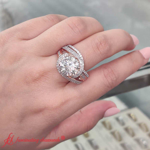 swirl-bridal-set-round-halo-diamond-with-baguette-in-FD10355RO