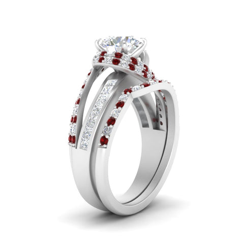 swirl-bridal-set-round-halo-ruby-with-baguette-in-FD10355ROGRUDRANGLE3-NL-WG