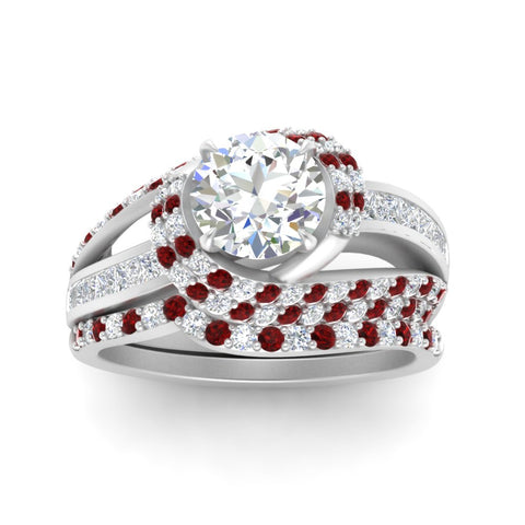 swirl-bridal-set-round-halo-ruby-with-baguette-in-FD10355ROGRUDRANGLE3-NL-WG