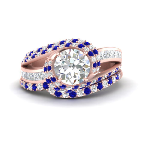 swirl-bridal-set-round-halo-sapphire-with-baguette-in-FD10355ROGSABLANGLE3-NL-RG