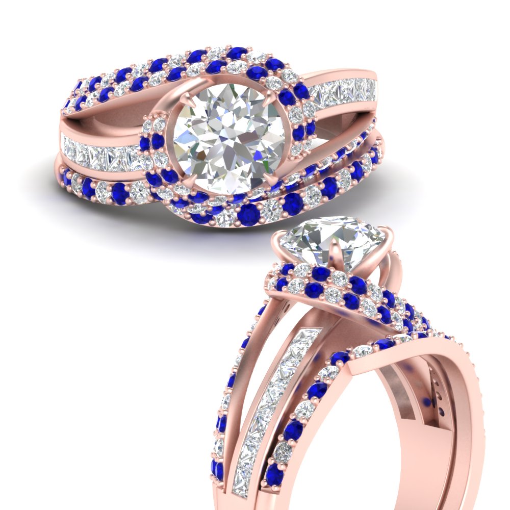 swirl-bridal-set-round-halo-sapphire-with-baguette-in-FD10355ROGSABLANGLE3-NL-RG