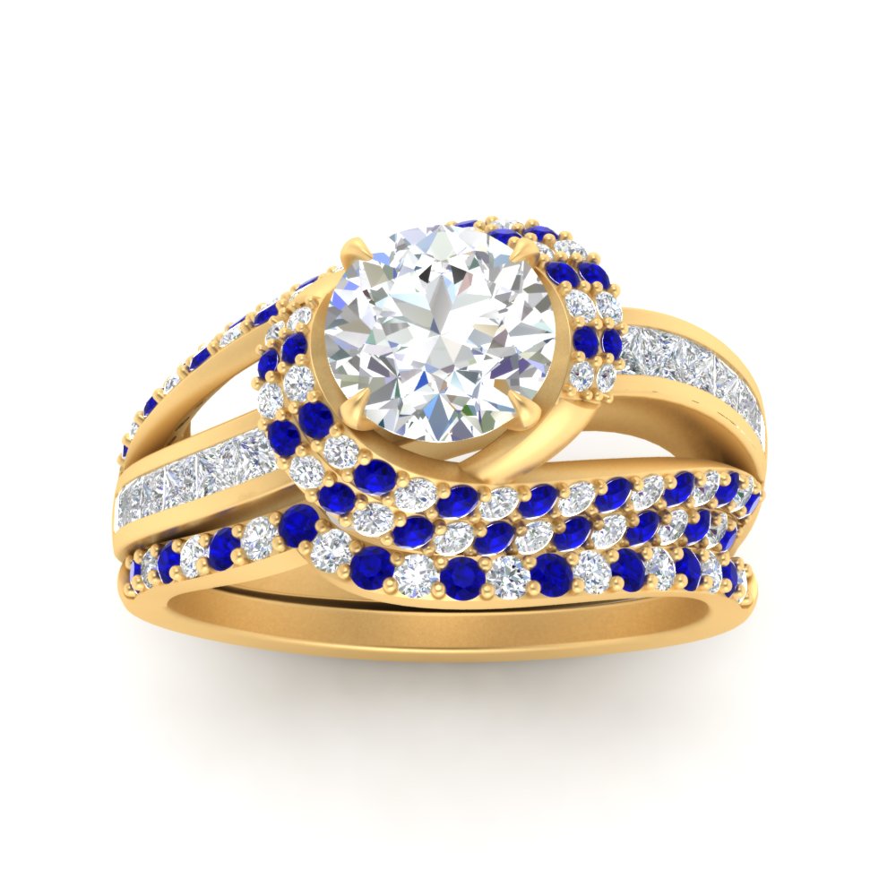 swirl-bridal-set-round-halo-sapphire-with-baguette-in-FD10355ROGSABLANGLE3-NL-YG