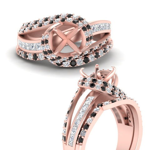 swirl-bridal-set-semi-mount-halo-black-diamond-with-baguette-in-FD10355SMGBLACKANGLE3-NL-RG