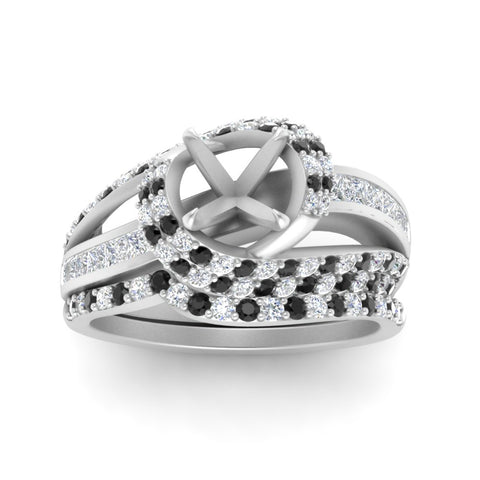 swirl-bridal-set-semi-mount-halo-black-diamond-with-baguette-in-FD10355SMGBLACKANGLE3-NL-WG