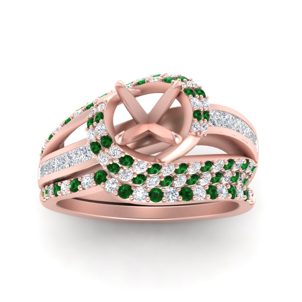 swirl-bridal-set-semi-mount-halo-emerald-with-baguette-in-FD10355SMGEMGRANGLE3-NL-RG