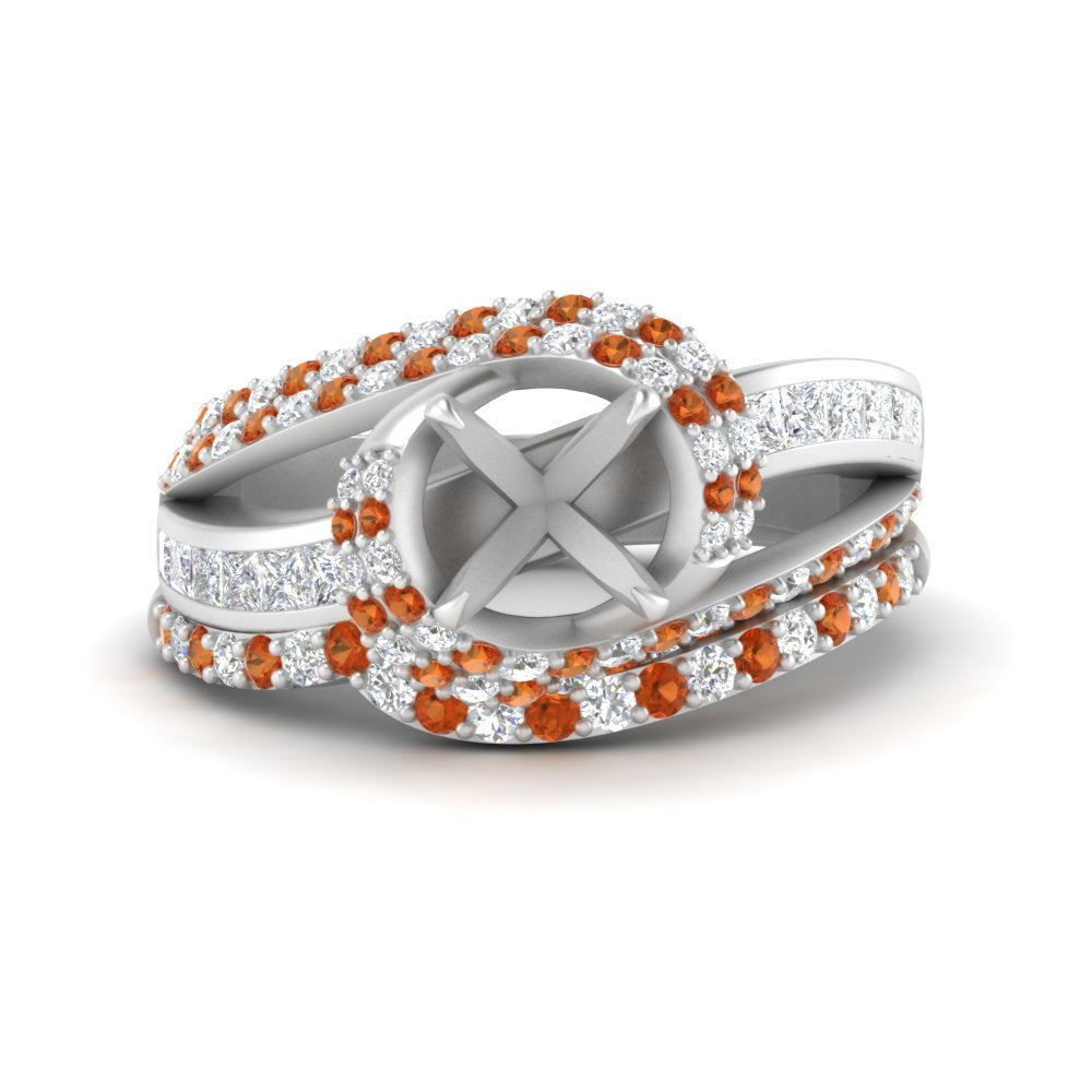 swirl-bridal-set-semi-mount-halo-orange-sapphire-with-baguette-in-FD10355SMGSAORANGLE3-NL-WG