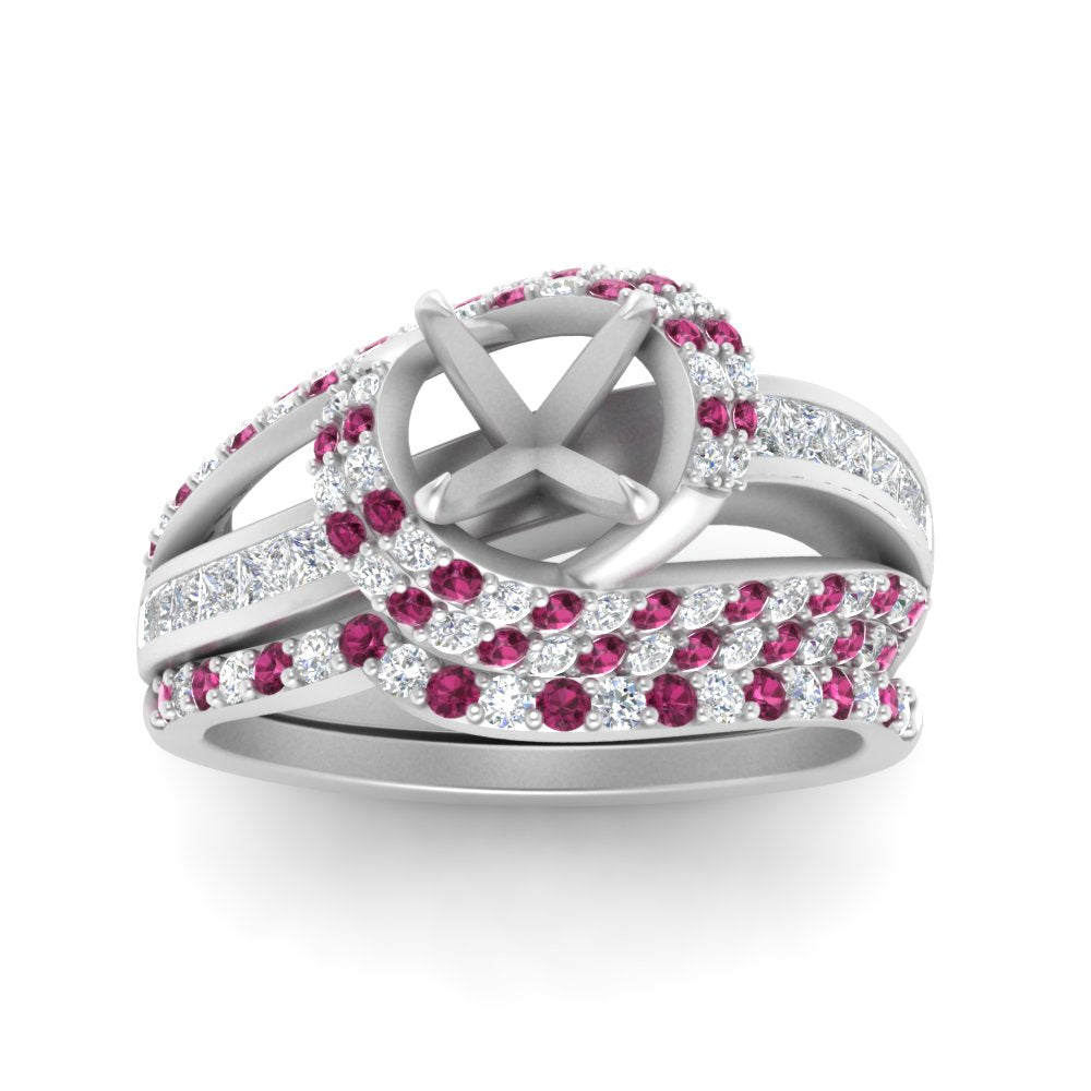 swirl-bridal-set-semi-mount-halo-pink-sapphire-with-baguette-in-FD10355SMGSADRPIANGLE3-NL-WG