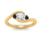 Load image into Gallery viewer, Swirl Bypass 3 Stone Ring
