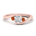 Thumbnail 37 - swirl-bypass-3-stone-orange-sapphire-engagement-ring-in-rose-gold-FD8896RORGSAOR-NL-RG